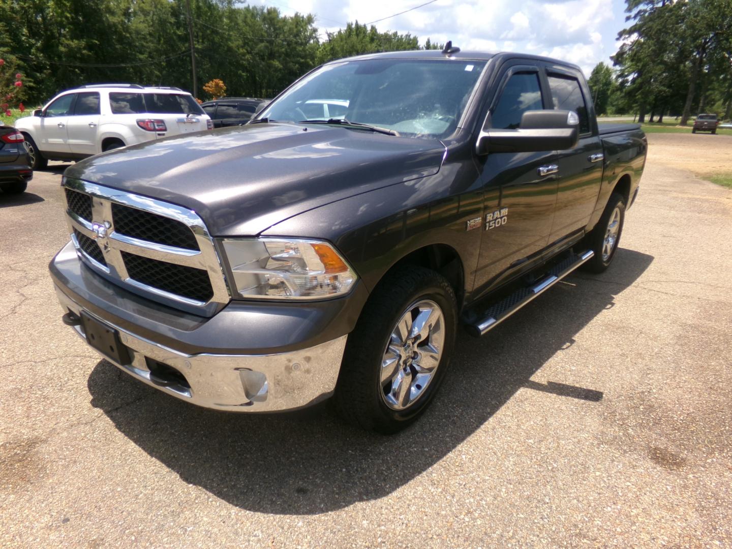 2016 Granite Crystal Metallic /Gray RAM 1500 SLT Big Horn Edition (3C6RR7LT2GG) with an 5.7L Hemi V8 engine, 8-speed automatic transmission, located at 401 First NE, Bearden, AR, 71720, (870) 687-3414, 33.726528, -92.611519 - Photo#0
