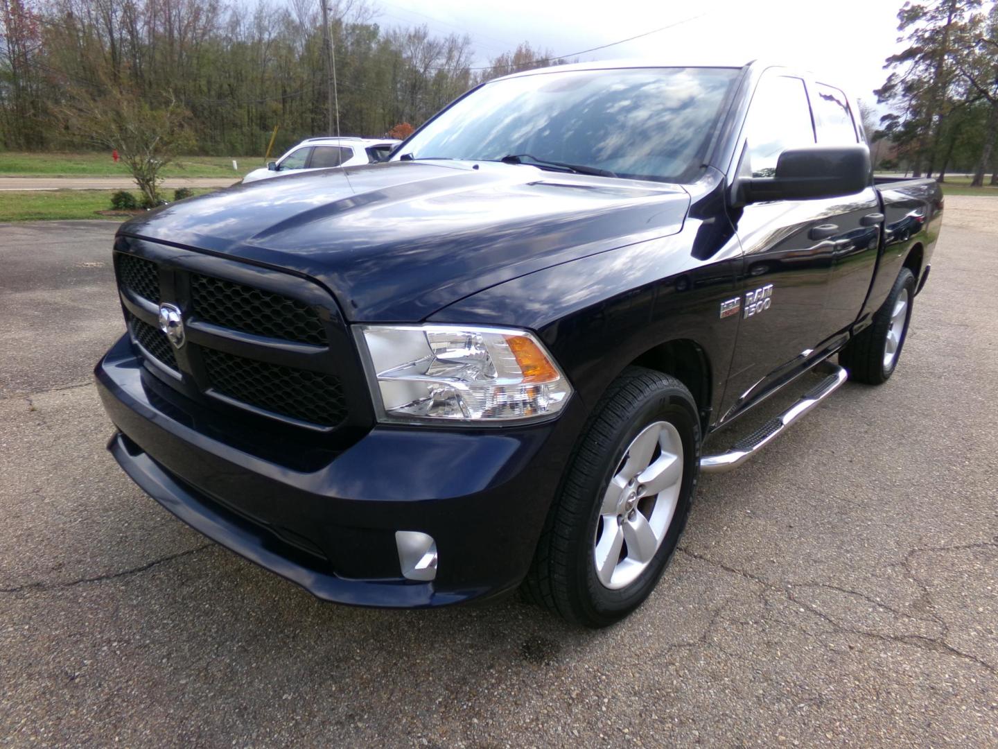2013 True Blue Pearl Coat /Gray RAM 1500 Tradesman Quad Cab 2WD (1C6RR6FT3DS) with an 5.7L V8 OHV 16V engine, 6-Speed Automatic transmission, located at 401 First NE, Bearden, AR, 71720, (870) 687-3414, 33.726528, -92.611519 - Photo#0