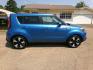 2016 Carribean Blue Metallic /Black Kia Soul + (KNDJP3A50G7) with an 2.0L L4 DOHC 16V engine, 6A transmission, located at 401 First NE, Bearden, AR, 71720, (870) 687-3414, 33.726528, -92.611519 - Photo#1