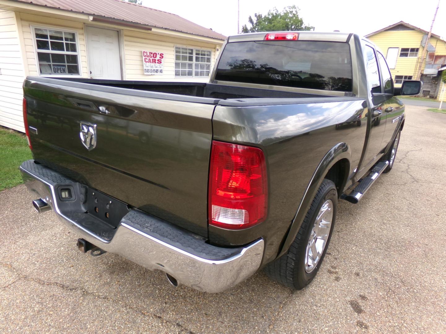 2012 Sarsaparilla Sage Metallic /Tan Dodge Ram 1500 Laramie Quad Cab 2WD (1C6RD6JT1CS) with an 5.7L V8 OHV 16V engine, 6-Speed Automatic transmission, located at 401 First NE, Bearden, AR, 71720, (870) 687-3414, 33.726528, -92.611519 - Photo#24