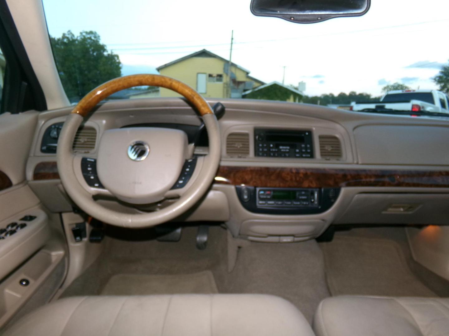 2005 Light Tundra Metallic /Tan Mercury Grand Marquis LS Premium (2MEHM75W25X) with an 4.6L V8 OHC 16V engine, 4-Speed Automatic Overdrive transmission, located at 401 First NE, Bearden, AR, 71720, (870) 687-3414, 33.726528, -92.611519 - Photo#19