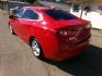 2018 Torch Red /Black Chevrolet Cruze LT Auto (1G1BE5SM9J7) with an 1.4L L4 DOHC 16V TURBO engine, 6A transmission, located at 401 First NE, Bearden, AR, 71720, (870) 687-3414, 33.726528, -92.611519 - Photo#2