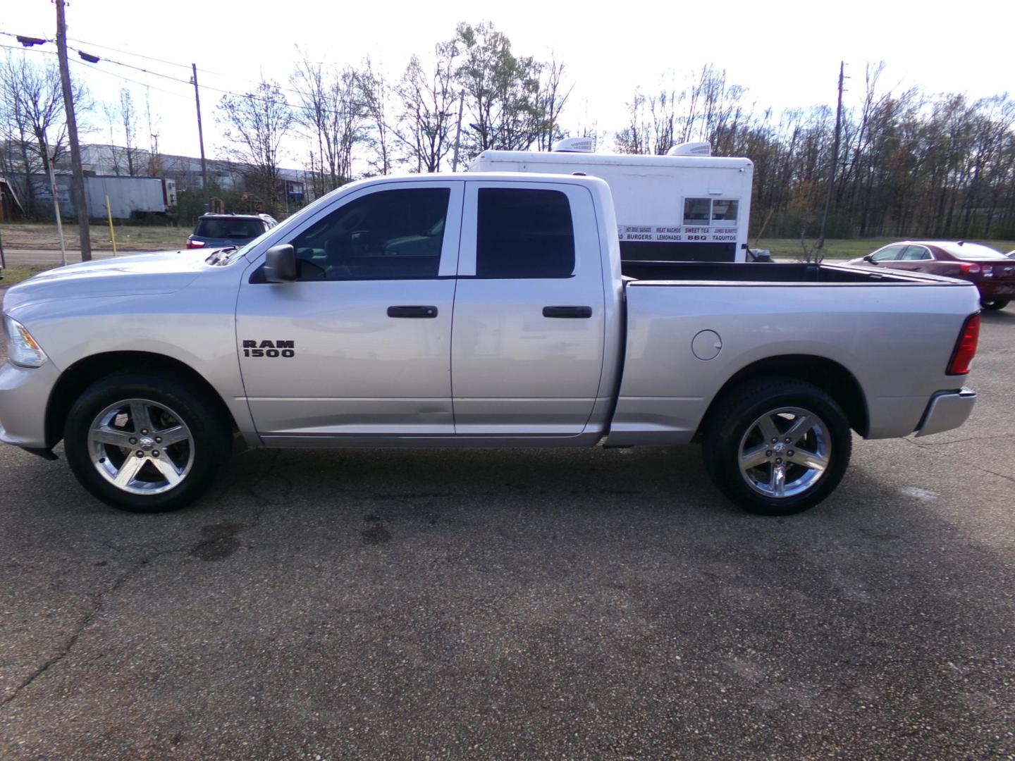 2015 Silver /Gray RAM 1500 Tradesman Quad Cab 4WD (1C6RR7FT3FS) with an 5.7L V8 OHV 16V engine, 6-Speed Automatic transmission, located at 400 First NW, Bearden, AR, 71720, (870) 687-3414, 0.000000, 0.000000 - Photo#21