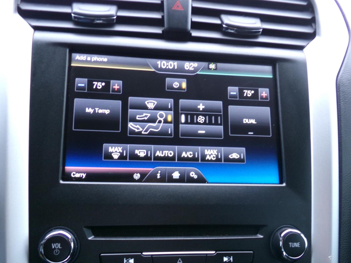 2016 Dynamic Red Metallic /Black Ford Fusion SE (3FA6P0HD8GR) with an 1.5L L4 DOHC 16V engine, 6-Speed Automatic transmission, located at 400 First NW, Bearden, AR, 71720, (870) 687-3414, 0.000000, 0.000000 - Photo#11