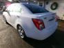 2016 White /Gray Chevrolet Sonic LTZ Auto Sedan (1G1JE5SB8G4) with an 1.4L L4 DOHC 24V TURBO engine, 6A transmission, located at 400 First NW, Bearden, AR, 71720, (870) 687-3414, 0.000000, 0.000000 - Photo#2