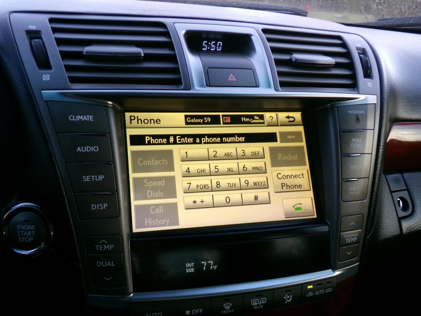 2012 Mercury Gray Mica /Black Lexus LS460 LS (JTHBL5EF4C5) with an 4.6L V8 engine, Automatic transmission, located at 400 First NW, Bearden, AR, 71720, (870) 687-3414, 0.000000, 0.000000 - Photo#8