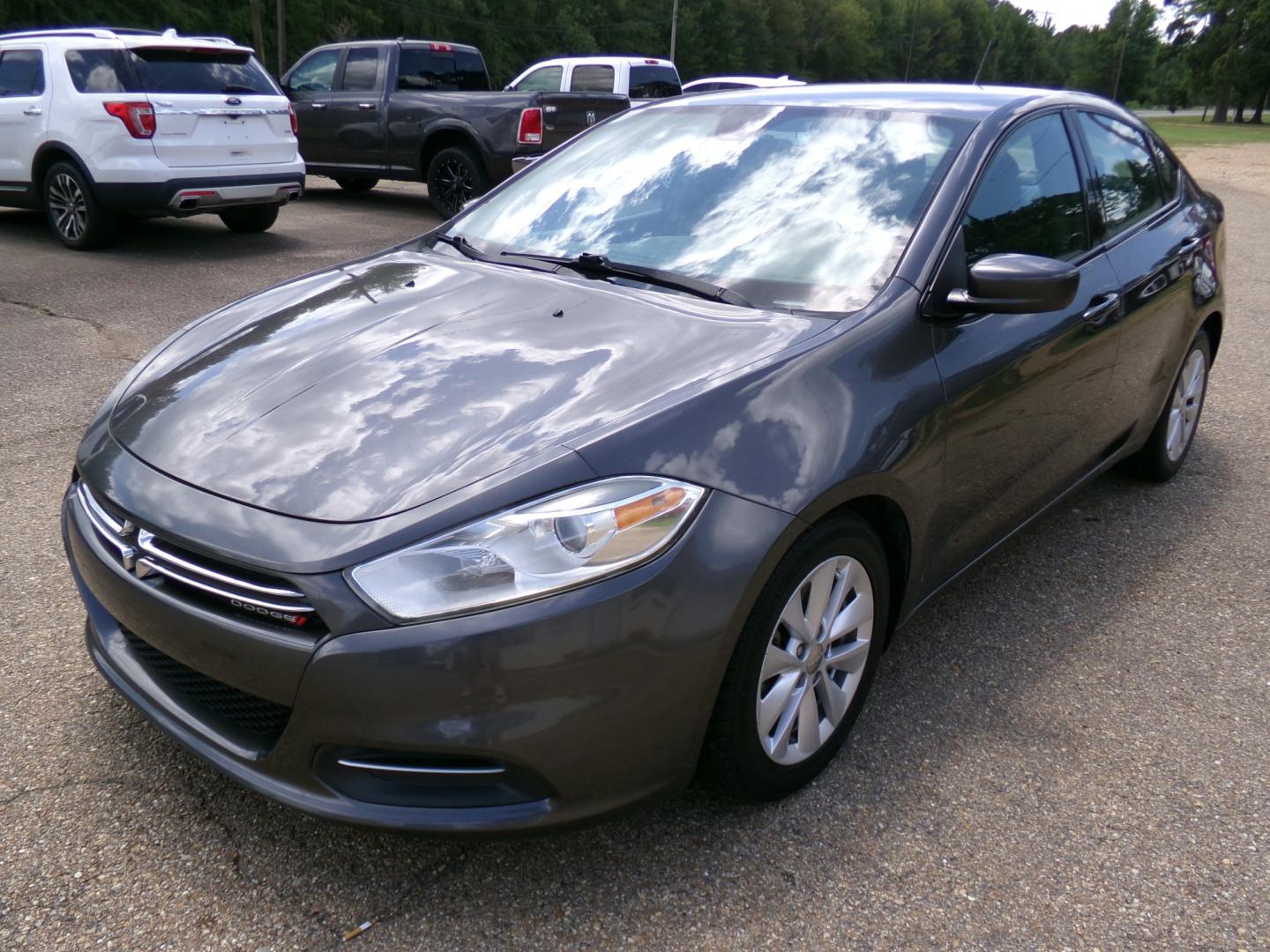 2016 Granite Crystal Metallic /Black Dodge Dart AERO (1C3CDFDH8GD) with an 1.4L L4 DOHC 16V engine, 6-speed automatic transmission, located at 400 First NW, Bearden, AR, 71720, (870) 687-3414, 0.000000, 0.000000- Photo#0