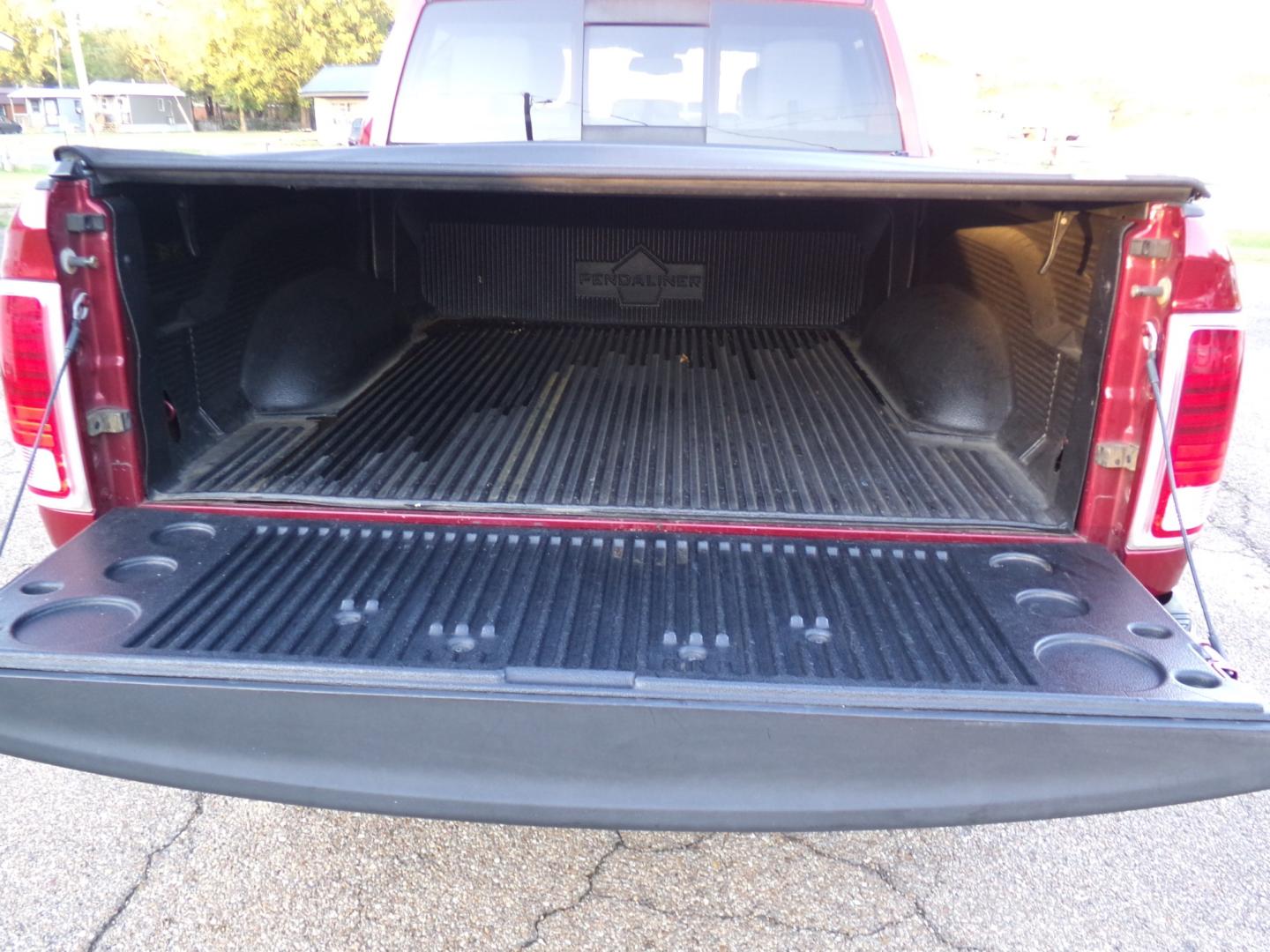 2014 Deep Cherry Red Crystal Pearl /Tan RAM 1500 Laramie Crew Cab SWB 2WD (1C6RR6NT3ES) with an 5.7L V8 OHV 16V engine, 6-Speed Automatic transmission, located at 400 First NW, Bearden, AR, 71720, (870) 687-3414, 0.000000, 0.000000- Photo#4