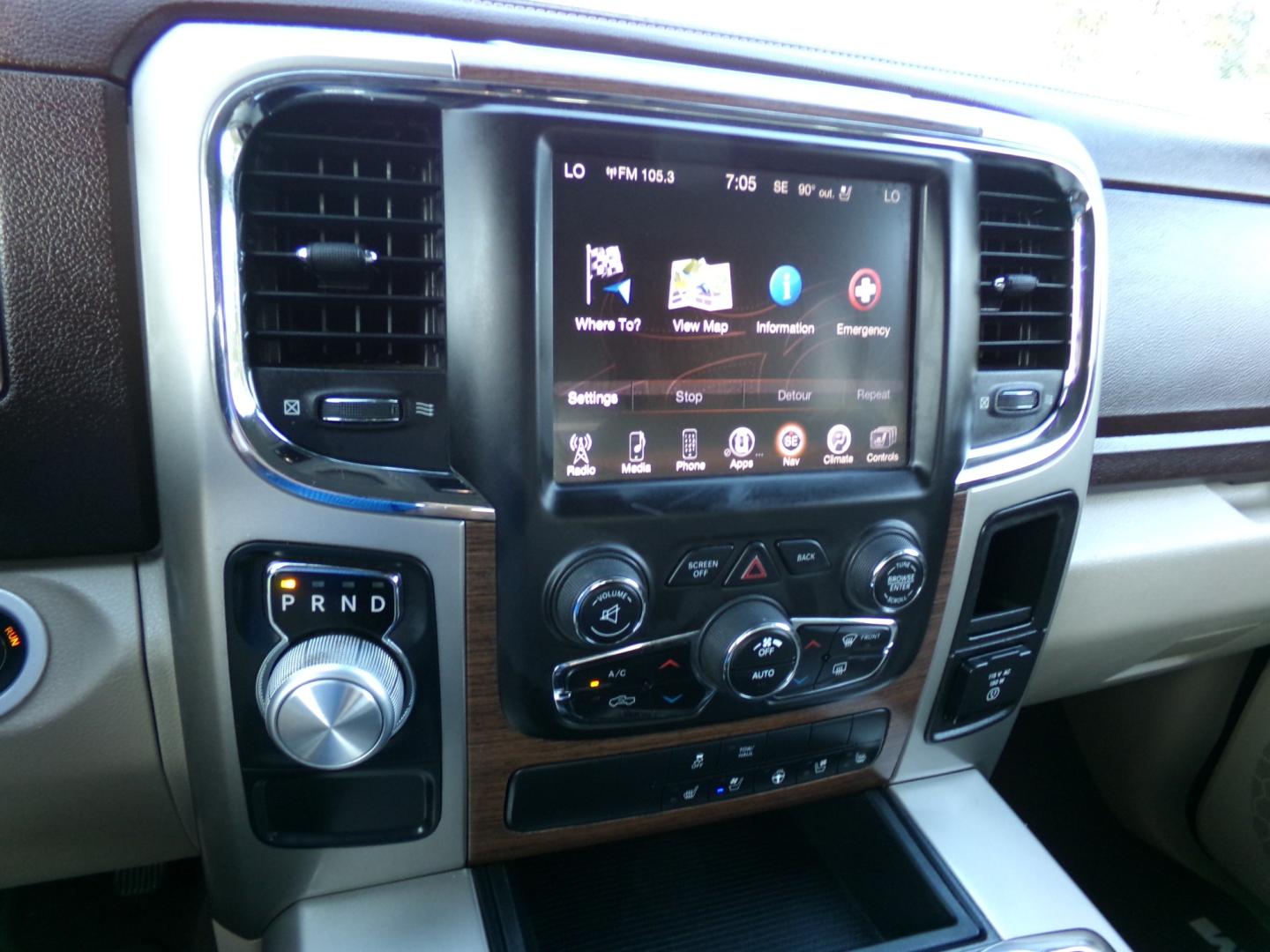 2014 Deep Cherry Red Crystal Pearl /Tan RAM 1500 Laramie Crew Cab SWB 2WD (1C6RR6NT3ES) with an 5.7L V8 OHV 16V engine, 6-Speed Automatic transmission, located at 400 First NW, Bearden, AR, 71720, (870) 687-3414, 0.000000, 0.000000- Photo#13