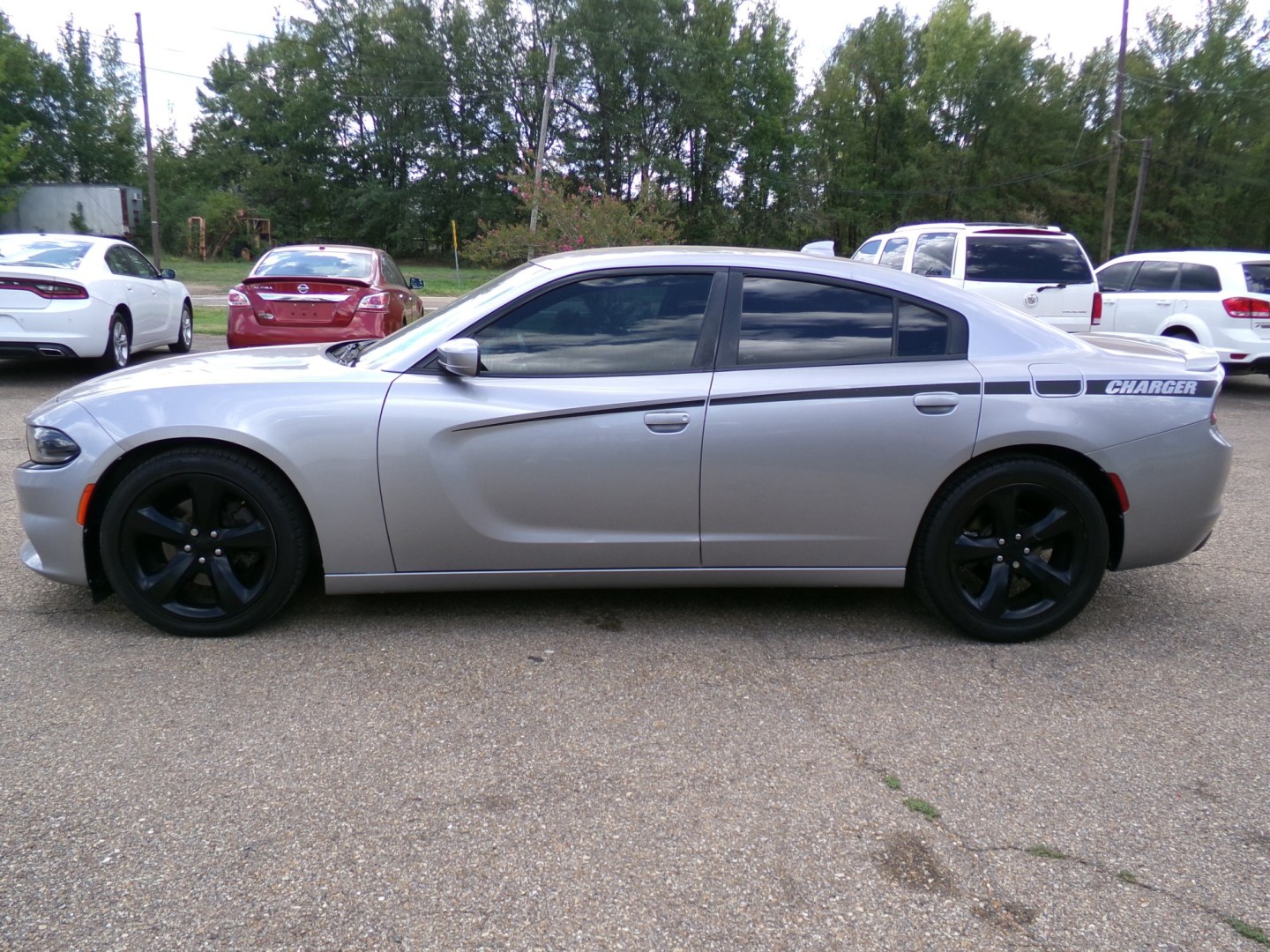 2018 Billet Metallic /Black Dodge Charger R/T (2C3CDXCT7JH) with an 5.7L V8 OHV 16V engine, 8-speed automatic transmission, located at 400 First NW, Bearden, AR, 71720, (870) 687-3414, 0.000000, 0.000000- Photo#24