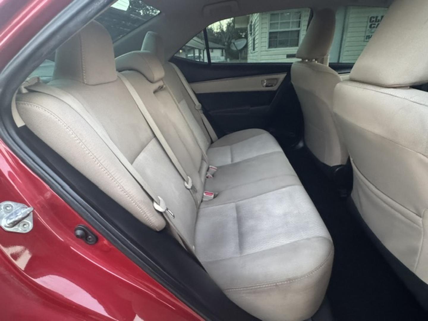 2016 Barcelona Red Metallic /Tan Toyota Corolla L 4-Speed AT (2T1BURHE2GC) with an 1.8L L4 DOHC 16V engine, 4-Speed Automatic Overdrive transmission, located at 400 First NW, Bearden, AR, 71720, (870) 687-3414, 0.000000, 0.000000- Photo#13